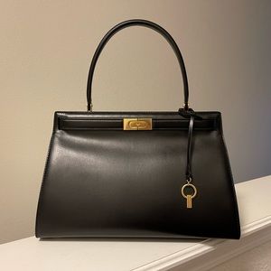 LARGE Tory Burch Lee Radziwill Satchel Bag